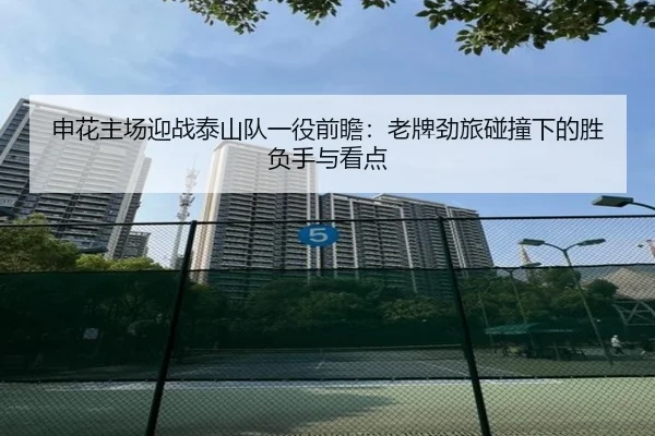 申花主场迎战泰山队一役前瞻：老牌劲旅碰撞下的胜负手与看点